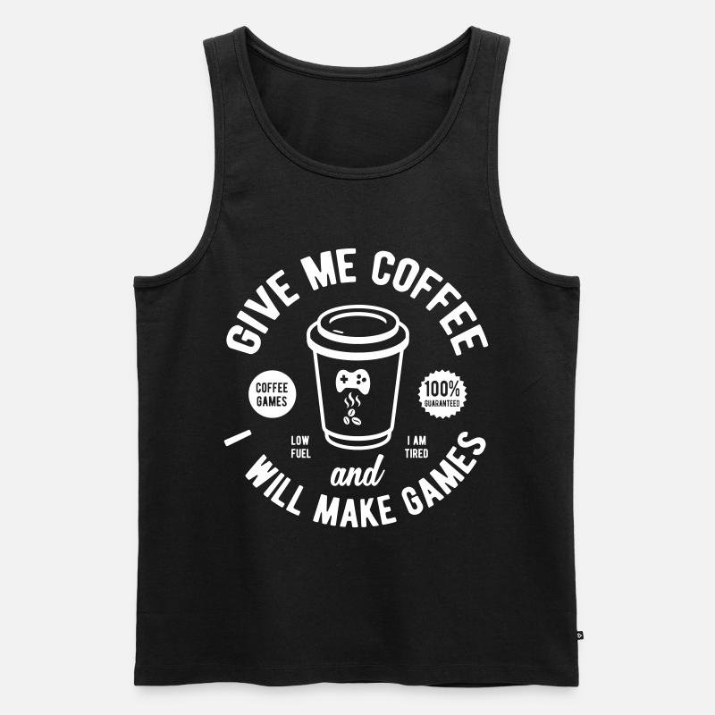 Spiele Entwickler - Männer Premium Bio Tank Top - Schwarz