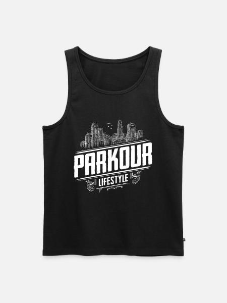 Parkour - Parcour - Freerunning - Men's Premium Organic Tank Top - black
