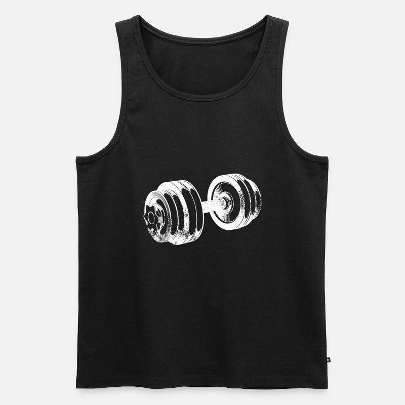 Training - Männer Premium Bio Tank Top - Schwarz