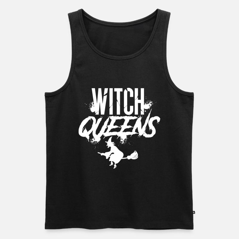 Witch Queens - Männer Premium Bio Tank Top - Schwarz