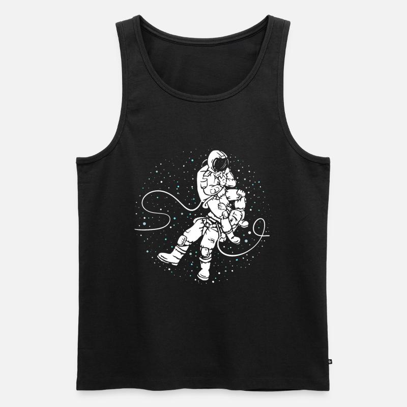 Funny bjj - Männer Premium Bio Tank Top - Schwarz