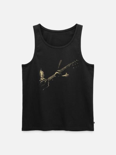 Guitarist - Men's Premium Organic Tank Top - black