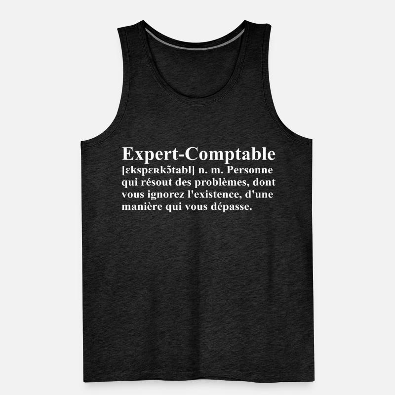 Expert-Comptable Définition Débardeur bio Premium Homme