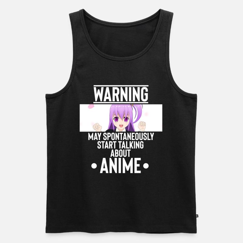Anime - Männer Premium Bio Tank Top - Schwarz