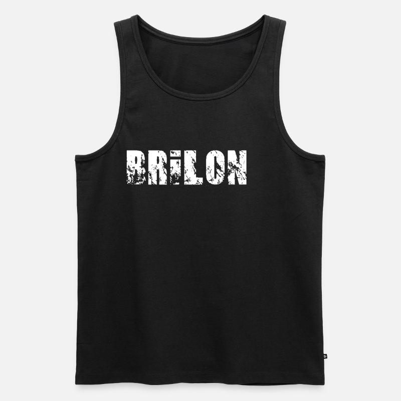 Brilon - Männer Premium Bio Tank Top - Schwarz
