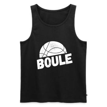 Boule Kugel Petanque Freizeitsport Kugelstoßen - Männer Premium Bio Tank Top - Schwarz - Vorne - Michal (187cm)