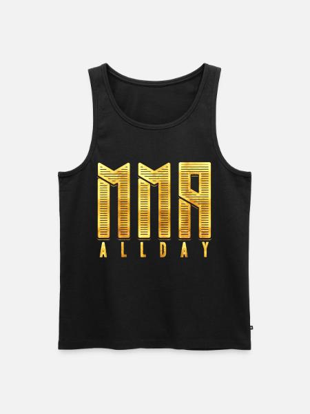 MMA - Mixed Martial Arts - MMA Allday - Camiseta de tirantes ecológica prémium para hombre - negro