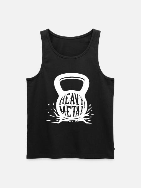 Heavy metal - Men's Premium Organic Tank Top - black