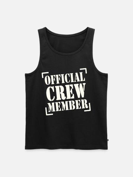 official crew member - Men's Premium Organic Tank Top - black