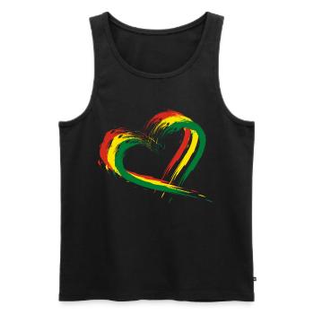 Bolivie - Débardeur bio Premium Homme - noir - Devant - Michal (187cm)