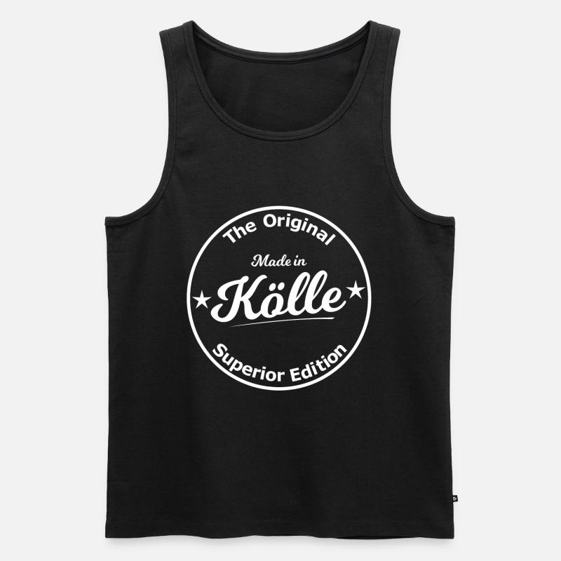 Made in Köln - Männer Premium Bio Tank Top - Schwarz