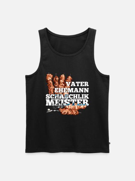 Shashlik Master Gift - Men's Premium Organic Tank Top - black