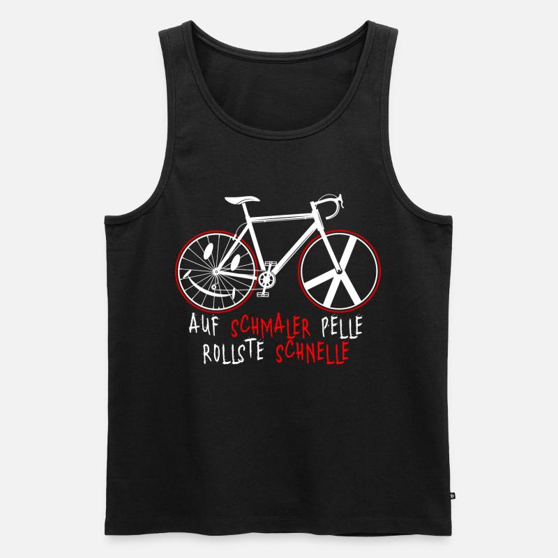 Fahrrad - Männer Premium Bio Tank Top - Schwarz