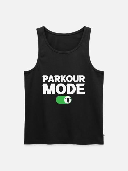 Parkour Lovers Parkour Mode Activé - Débardeur bio Premium Homme - noir