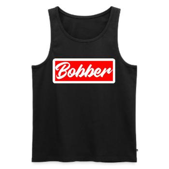 bobber chopper biker cruise sticker sticker - Men's Premium Organic Tank Top - black - Front - AI Model Male 178 light (178cm)