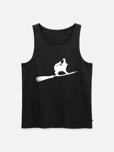 Cat Witch - Men's Premium Organic Tank Top - black