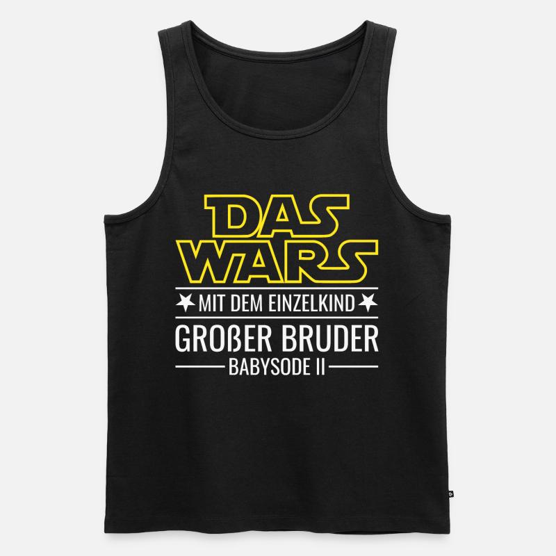 Das wars Einzelkind Babysode 2 Großer Bruder 2026 - Männer Premium Bio Tank Top - Schwarz