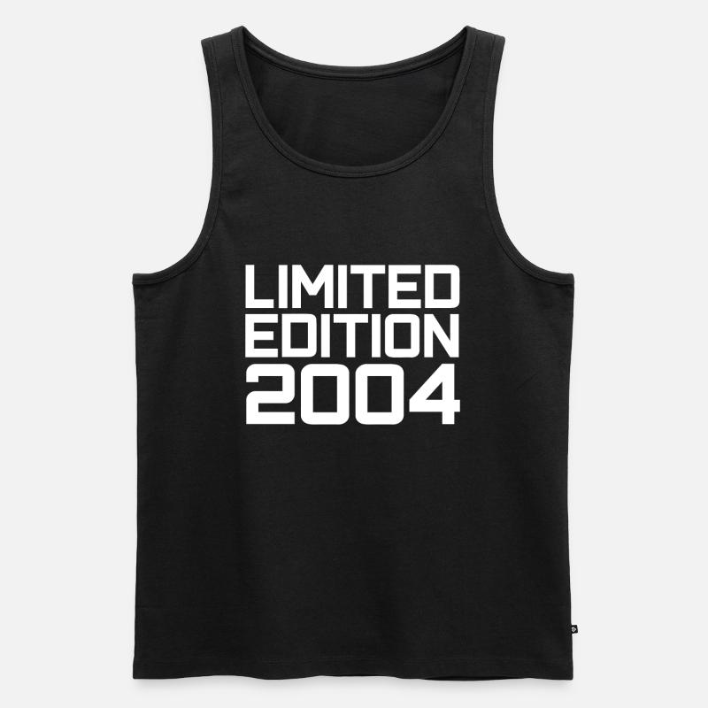 Limited Edition 2004 - Männer Premium Bio Tank Top - Schwarz