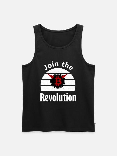 The Coin Revolutionary - Men's Premium Organic Tank Top - black