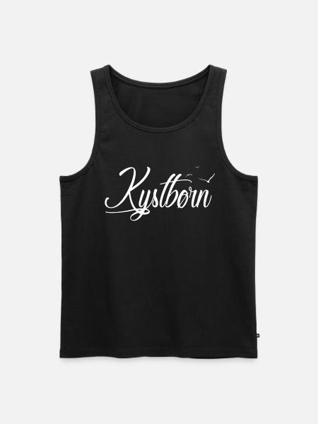 Kystbørn - Enfant côtier - Débardeur bio Premium Homme - noir