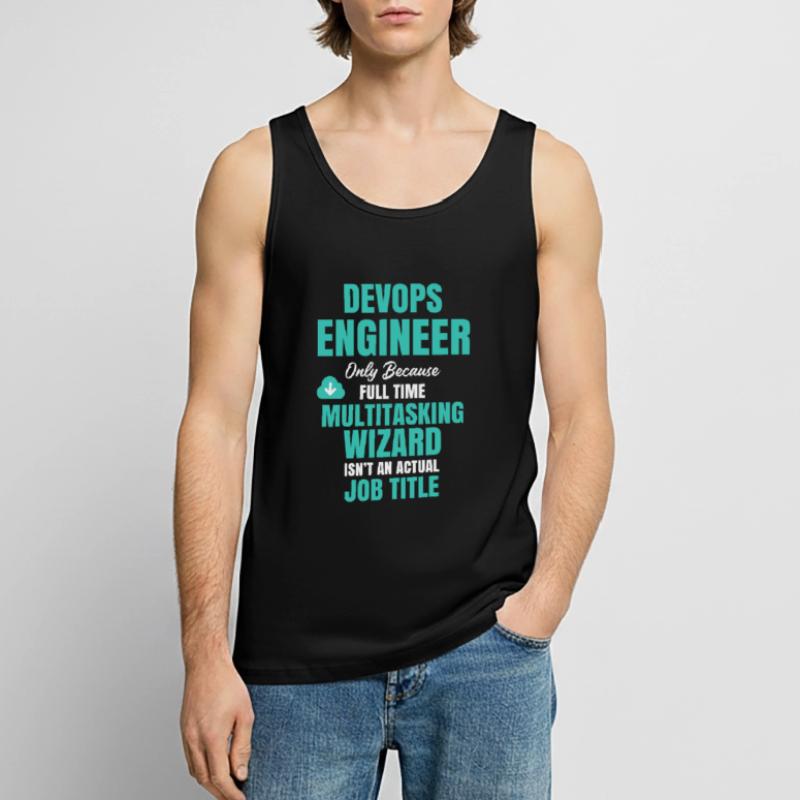 DevOps Engineer Multitasking-Assistent Männer Premium Bio Tank Top