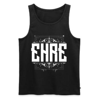 Ehre - Für alle Ehrenbrüder - Männer Premium Bio Tank Top - Schwarz - Vorne - AI Model Male 178 light (178cm)