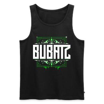 Wann Bubatz Legal? für Kiffer & Stoner - Männer Premium Bio Tank Top - Schwarz - Vorne - Michal (187cm)