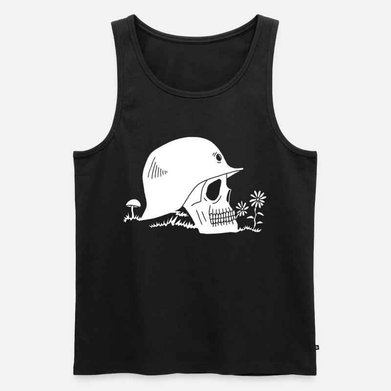 Ex-Soldat - Männer Premium Bio Tank Top - Schwarz