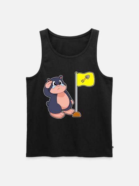 Mole flag - Men's Premium Organic Tank Top - black