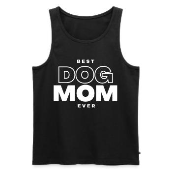 Meilleure Maman Chien - Débardeur bio Premium Homme - noir - Devant - Michal (187cm)