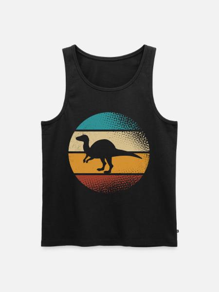 Dino Dinosaurs - Men's Premium Organic Tank Top - black