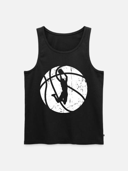 Basketball player - Men's Premium Organic Tank Top - black