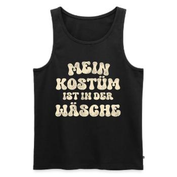 Karneval Fasching - Männer Premium Bio Tank Top - Schwarz - Vorne - Michal (187cm)