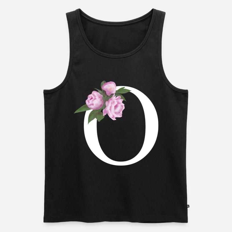 O - Männer Premium Bio Tank Top - Schwarz