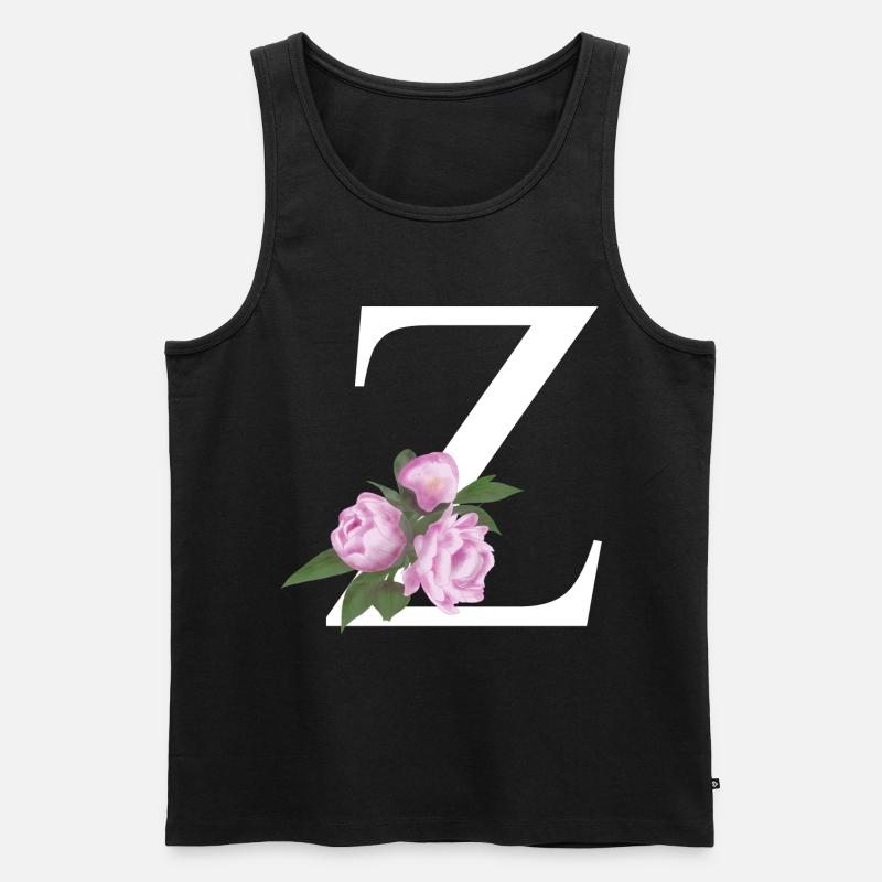 Z - Männer Premium Bio Tank Top - Schwarz