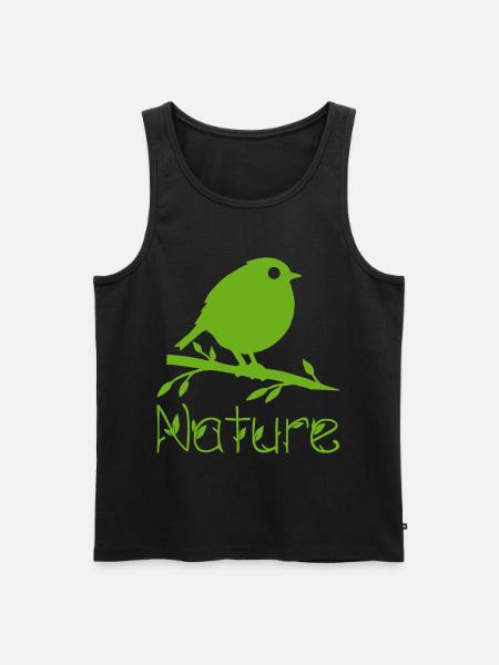 Nature is waking up - Men's Premium Organic Tank Top - black