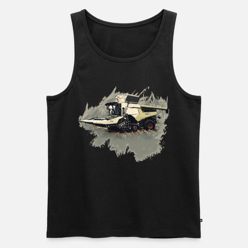 Maispflücker - Männer Premium Bio Tank Top - Schwarz