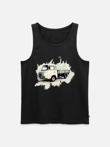 BARKAS B1000 Pritschenwagen - Männer Premium Bio Tank Top - Schwarz