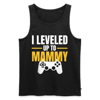 Montez de niveau Mama Gamer - Débardeur bio Premium Homme - noir - Devant - Michal (187cm)