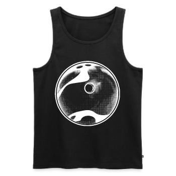 Bowling ball - Men's Premium Organic Tank Top - black - Front - AI Model Male 178 light (178cm)