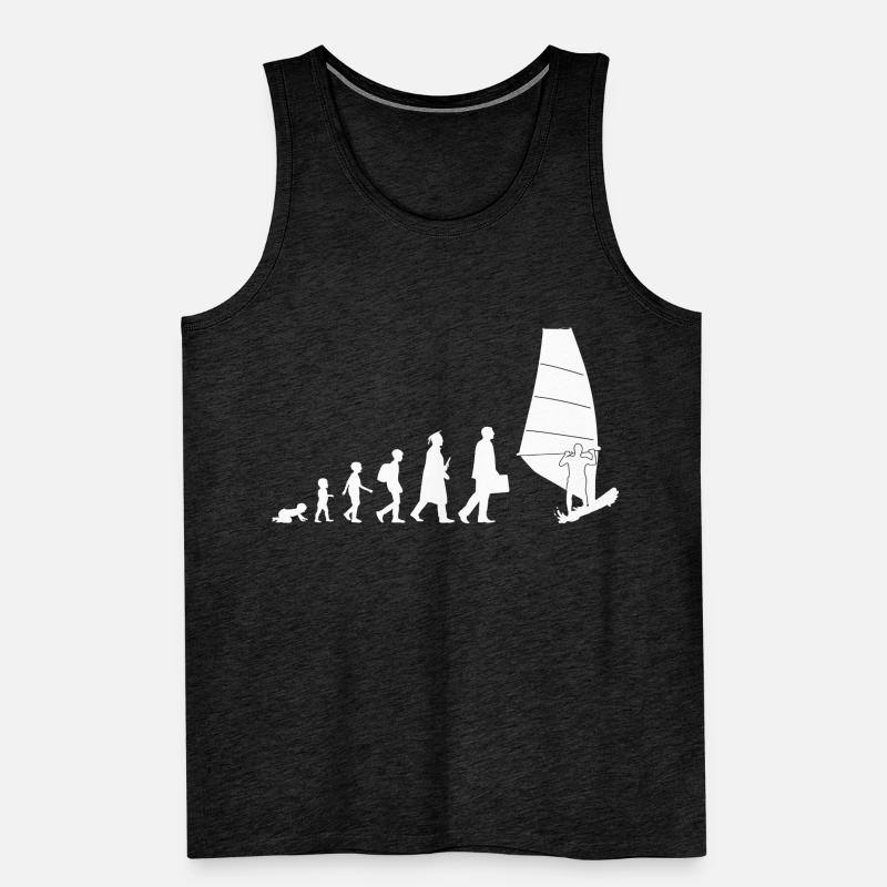 Windsurfing Evolution Männer Premium Bio Tank Top