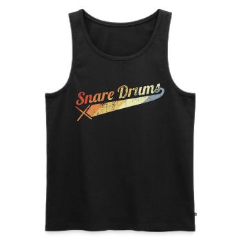 Churn - Men's Premium Organic Tank Top - black - Front - AI Model Male 178 light (178cm)
