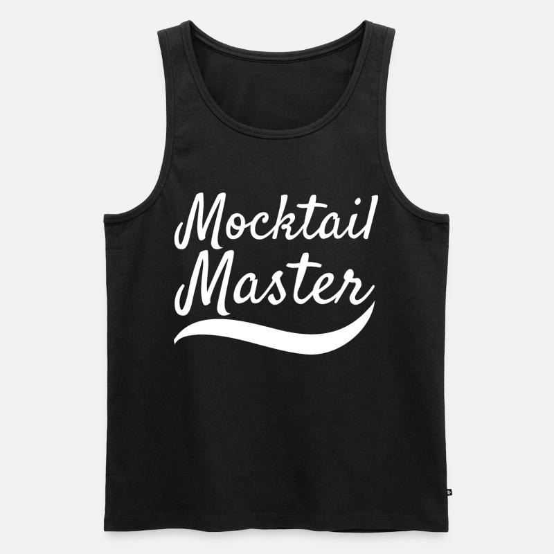 Mocktail Master - Männer Premium Bio Tank Top - Schwarz