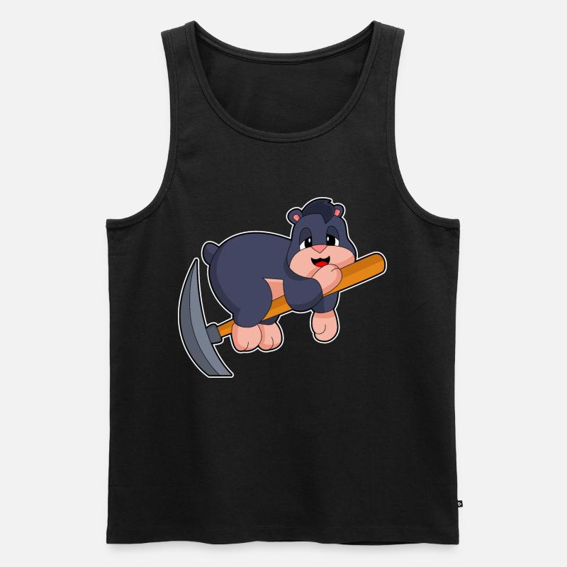 Pioche de Tale Miner - Débardeur bio Premium Homme - noir