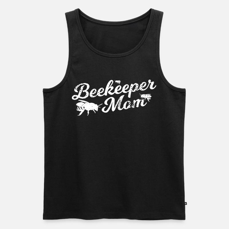 Imker Mama - Männer Premium Bio Tank Top - Schwarz