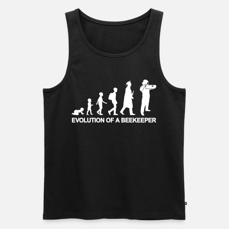 Kind zum Imker - Männer Premium Bio Tank Top - Schwarz