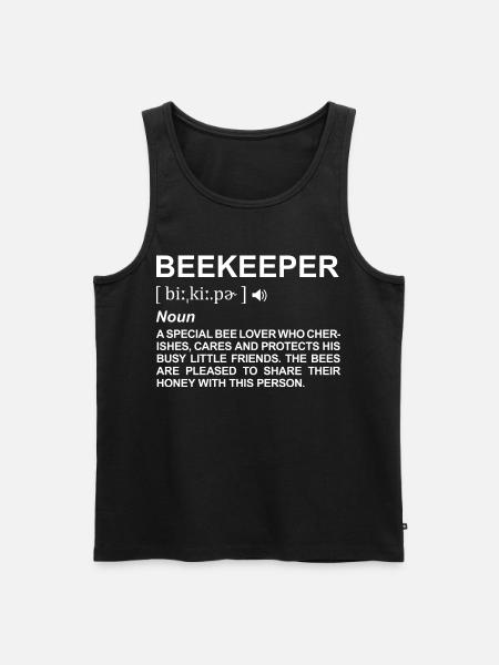 Beekeeper meaning - Men's Premium Organic Tank Top - black