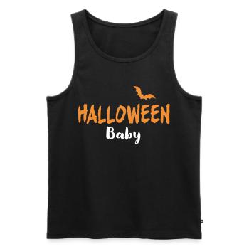 Halloween Baby Costume - Men's Premium Organic Tank Top - black - Front - Michal (187cm)