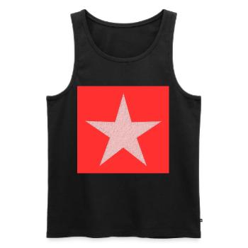 CHRISTMAS. YEAR. ANNIVERSARY. RETIREMENT. FEAST. HEART. - Men's Premium Organic Tank Top - black - Front - AI Model Male 178 light (178cm)