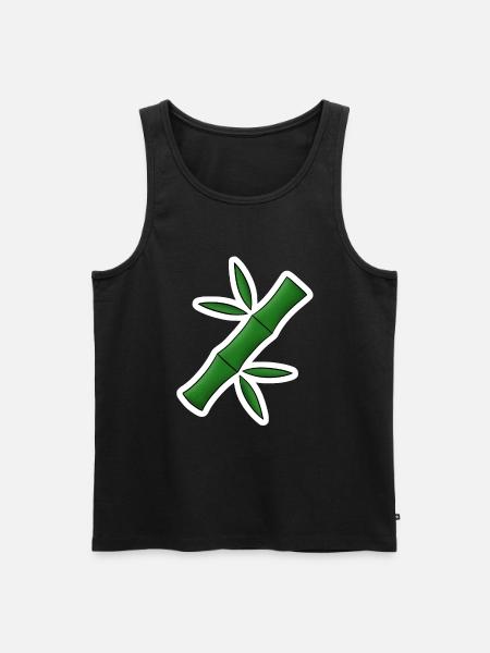 Bamboo! - Men's Premium Organic Tank Top - black
